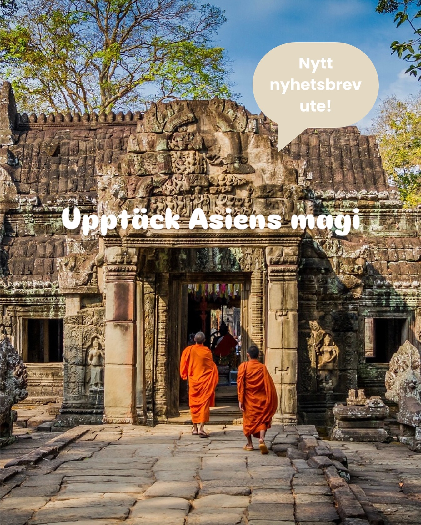 Asien är världens största och mest mångfacetterade kontinent – en plats där tusenårig historia, färgstark kultur, storslagna landskap och genuin gästfrihet möts. Här väntar också paradisliknande stränder. Vi erbjuder rundresor till Vietnam, Malaysia, Borneo och Kambodja – alla fyllda av unika upplevelser och oförglömliga intryck. Läs om fyra av våra populäraste resor i Asien i vårt nyhetsbrev! (Klickbar länk @kenzantravel )
https://www.kenzantravel.se/nyhetsbrev/upptack-asiens-magi-rundresor-till-kultur-natur-paradisstrander/