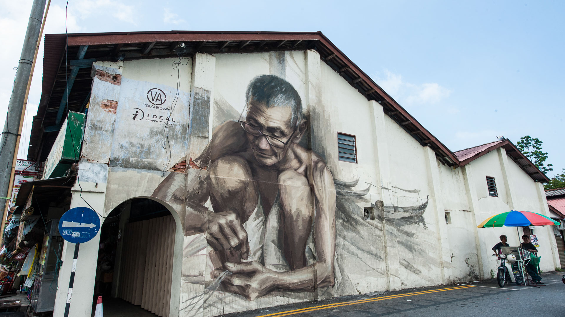 George Town, Penang, Malaysia är känt för sin street art
