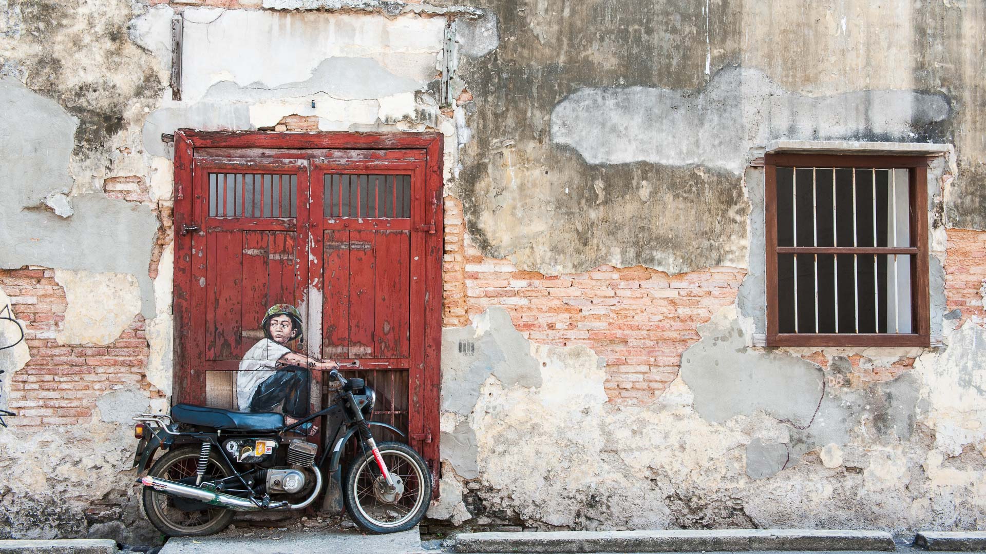 George Town, Penang, Malaysia är känt för sin street art